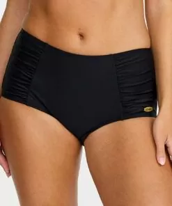 Damella sort bikinitruse på underkropp