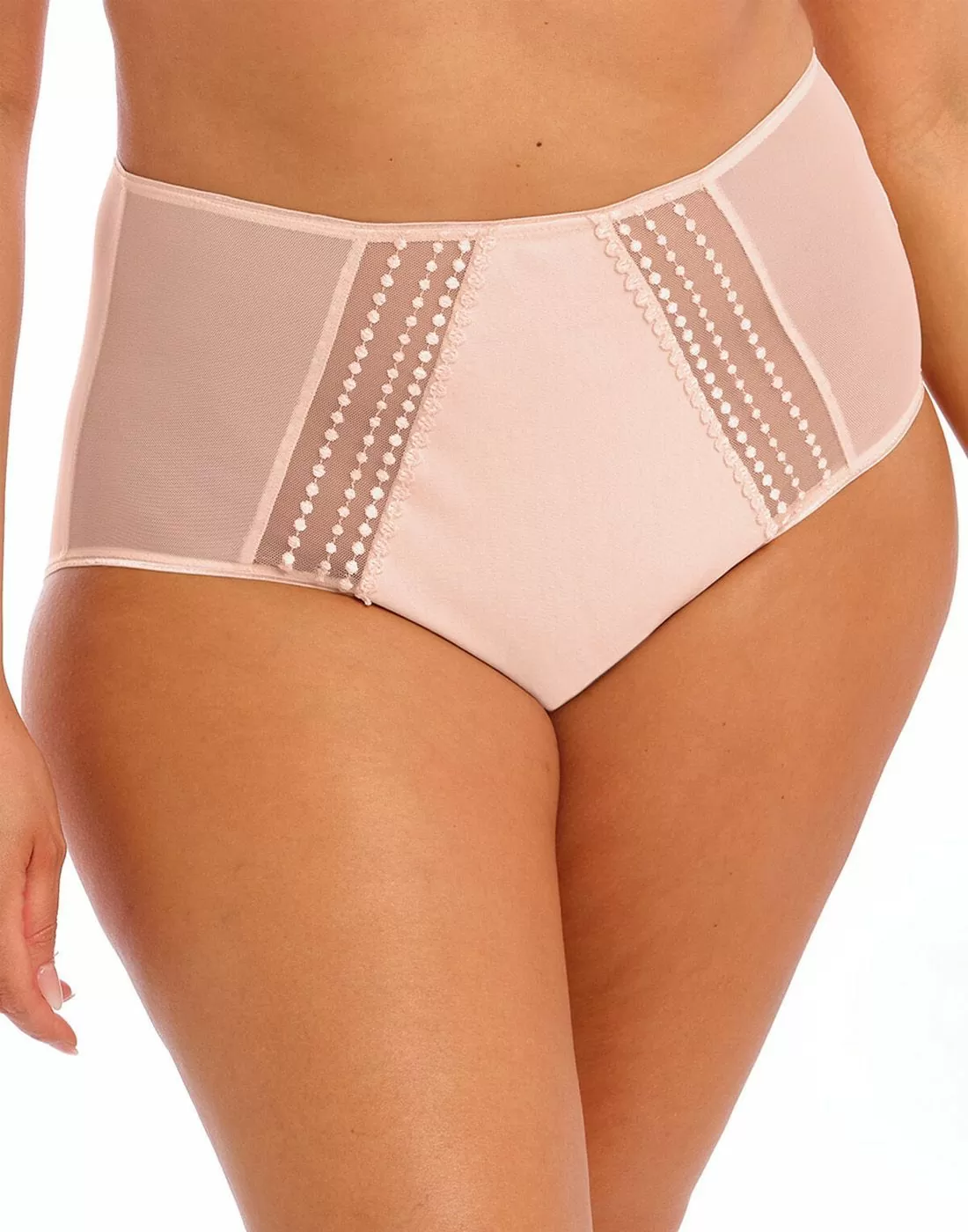 Matilda truse i pearl blush på underkropp