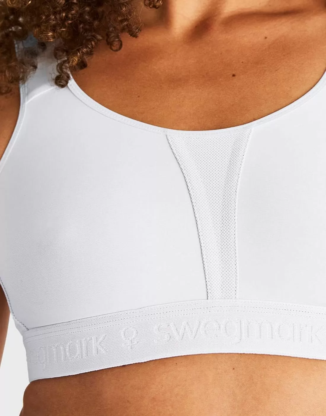 abecita kimberly iconic sports-bh hvit