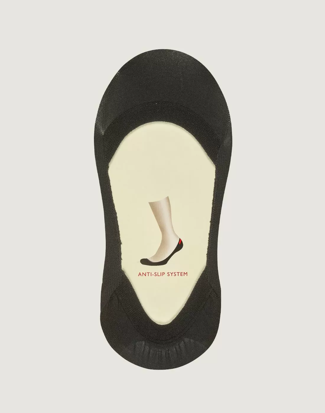 falke elegant step sokk svart black