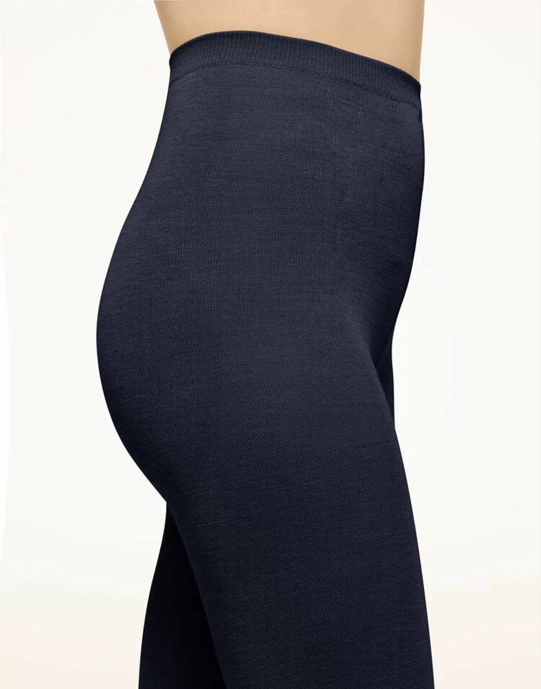 wolford merino ull strømpebukse deeo night blue