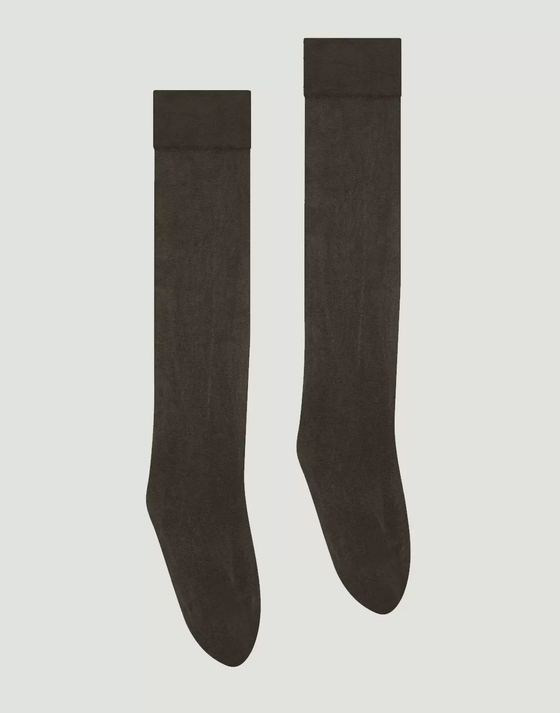 wolford satin touch 20 knestrømpe nearly black