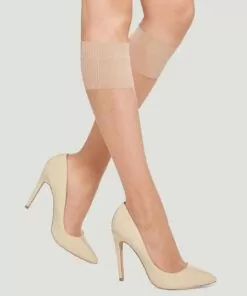 knestrømpe 20 denier i beige