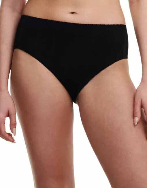 chantelle pulp høy bikinitruse svart