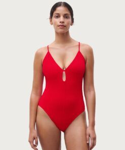 chantelle pulp badedrakt red cherry