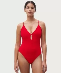 chantelle pulp badedrakt red cherry