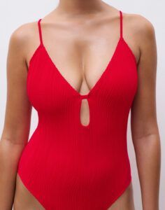 chantelle pulp badedrakt red cherry