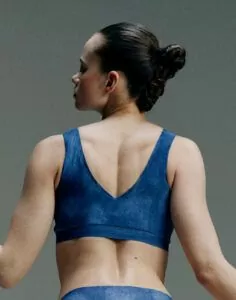 chantelle softstretch vattert bh topp blue denim print