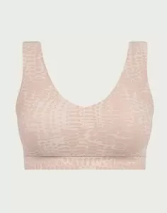 chantelle softstretch padded top snake print