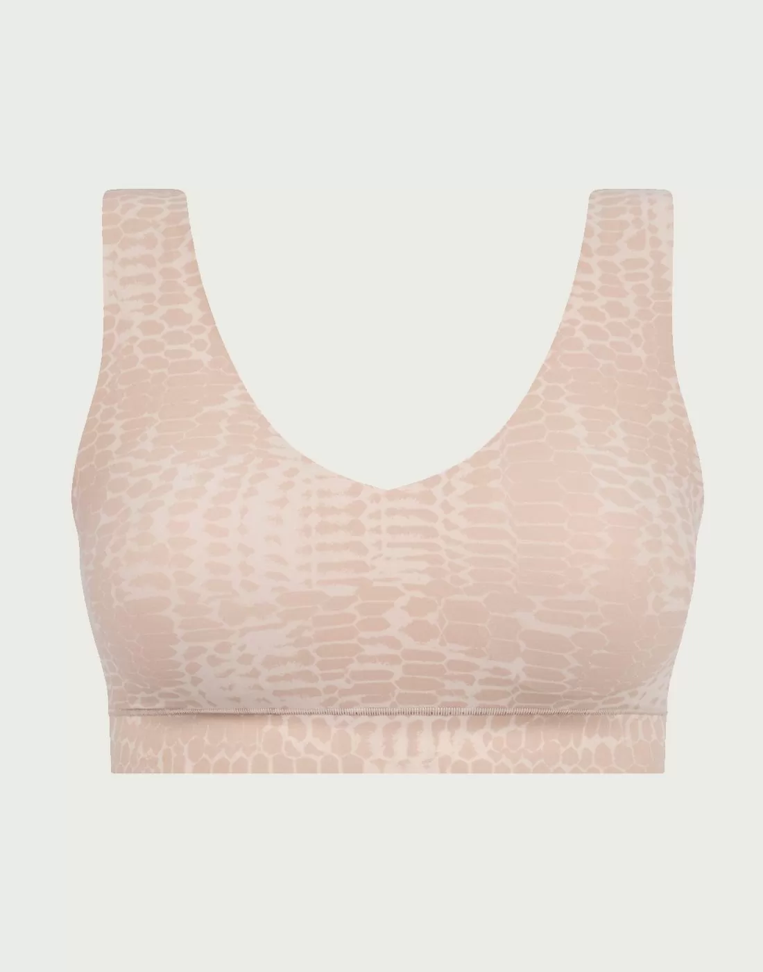 chantelle softstretch padded top snake print