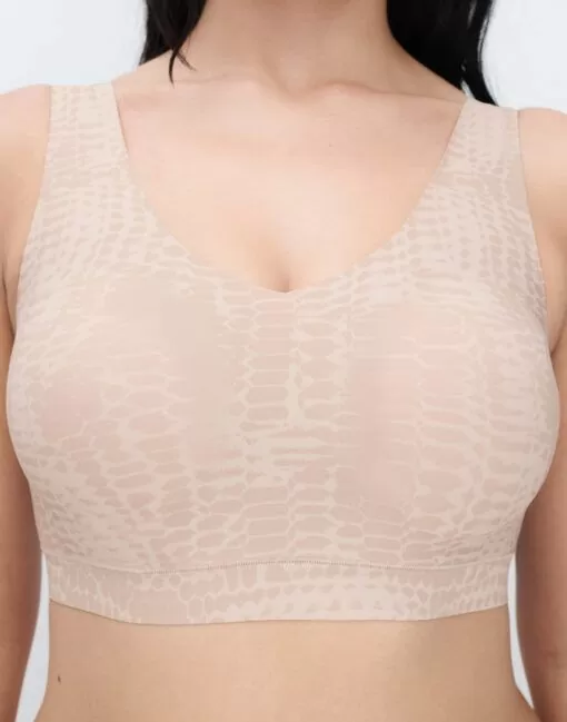 chantelle softstretch padded top snake print