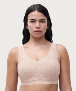 chantelle softstretch padded top snake print