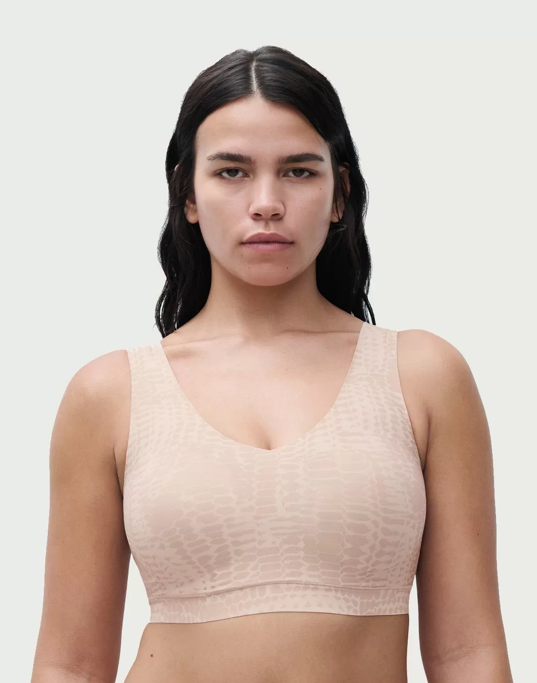 chantelle softstretch padded top snake print