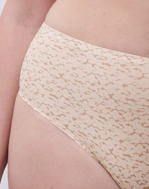 chantelle softstretch høy stringtruse nude print