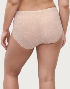 chantelle softstretch høy truse snake print mønster