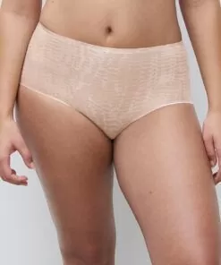 chantelle softstretch høy truse snake print mønster