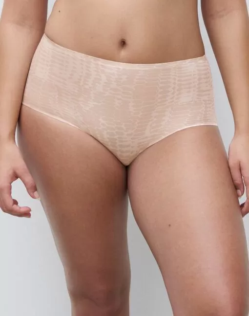 chantelle softstretch høy truse snake print mønster
