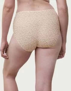 chantelle softstretch høy truse nude mønster