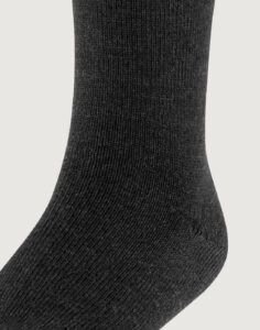 falke comfort wool ullsokk mørk grå