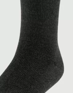 falke comfort wool ullsokk mørk grå