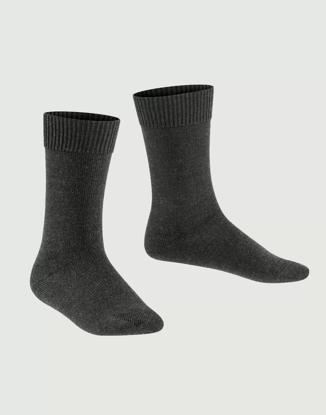 falke comfort wool ullsokk mørk grå