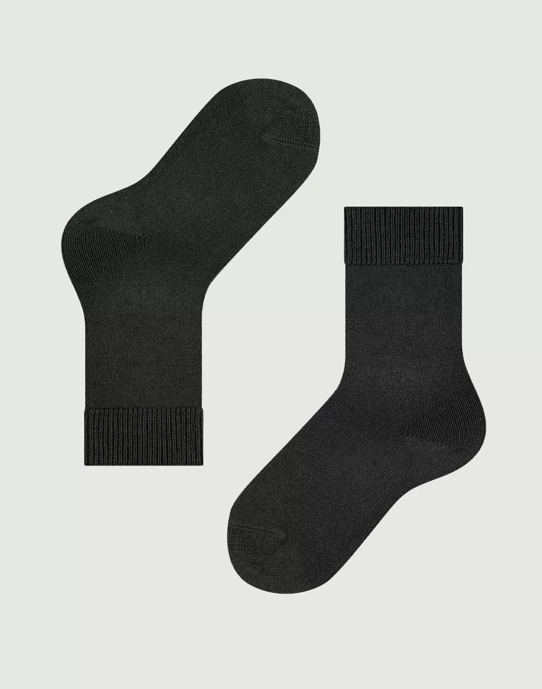 falke comfort wool sokk black svart ull