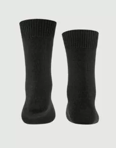 falke comfort wool sokk black svart ull