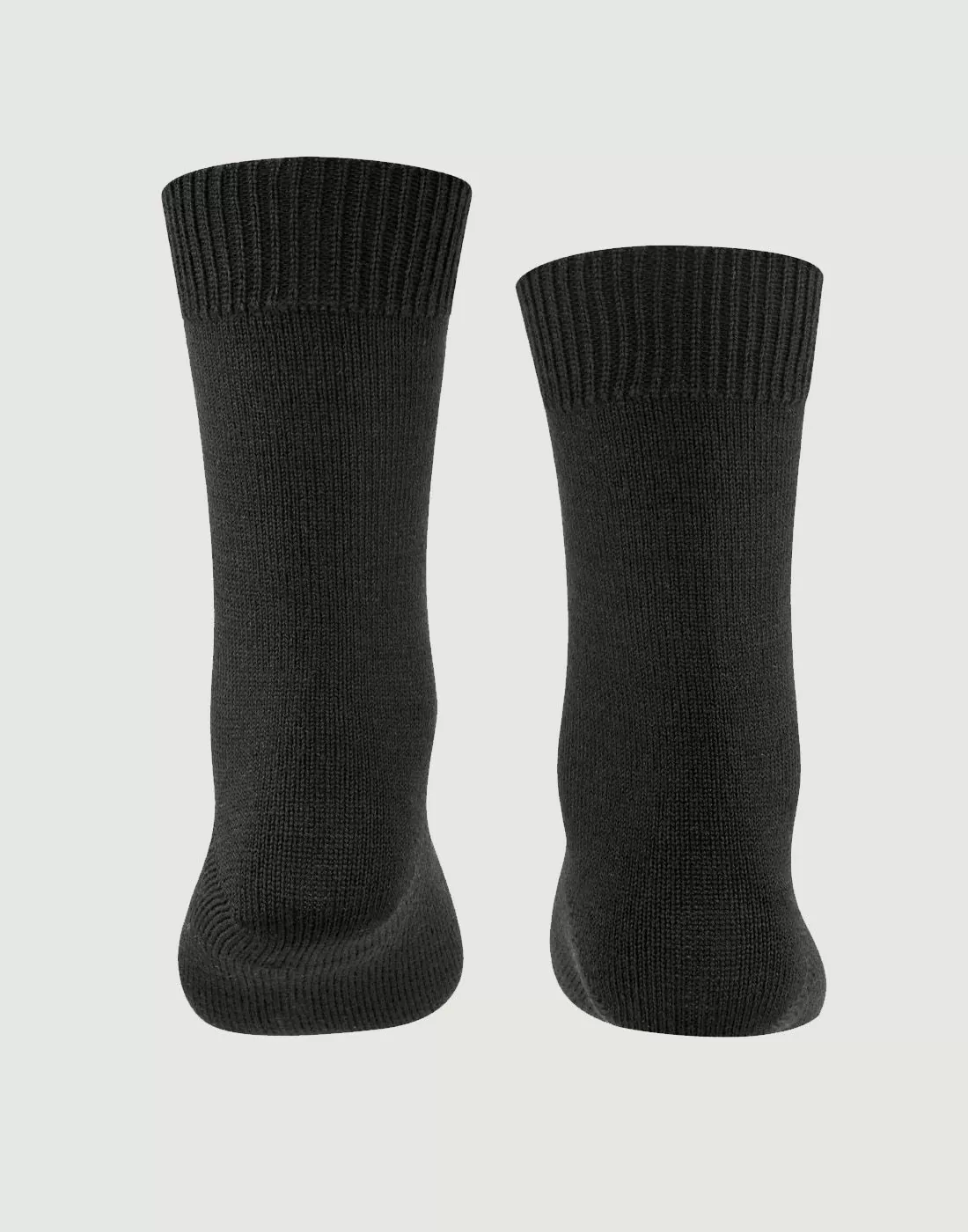 falke comfort wool sokk black svart ull