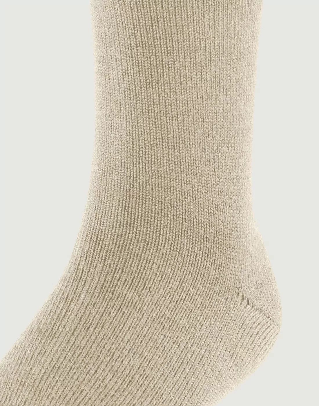 falke comfort wool ullsokk cream beige