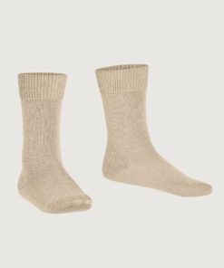 falke comfort wool ullsokk cream beige