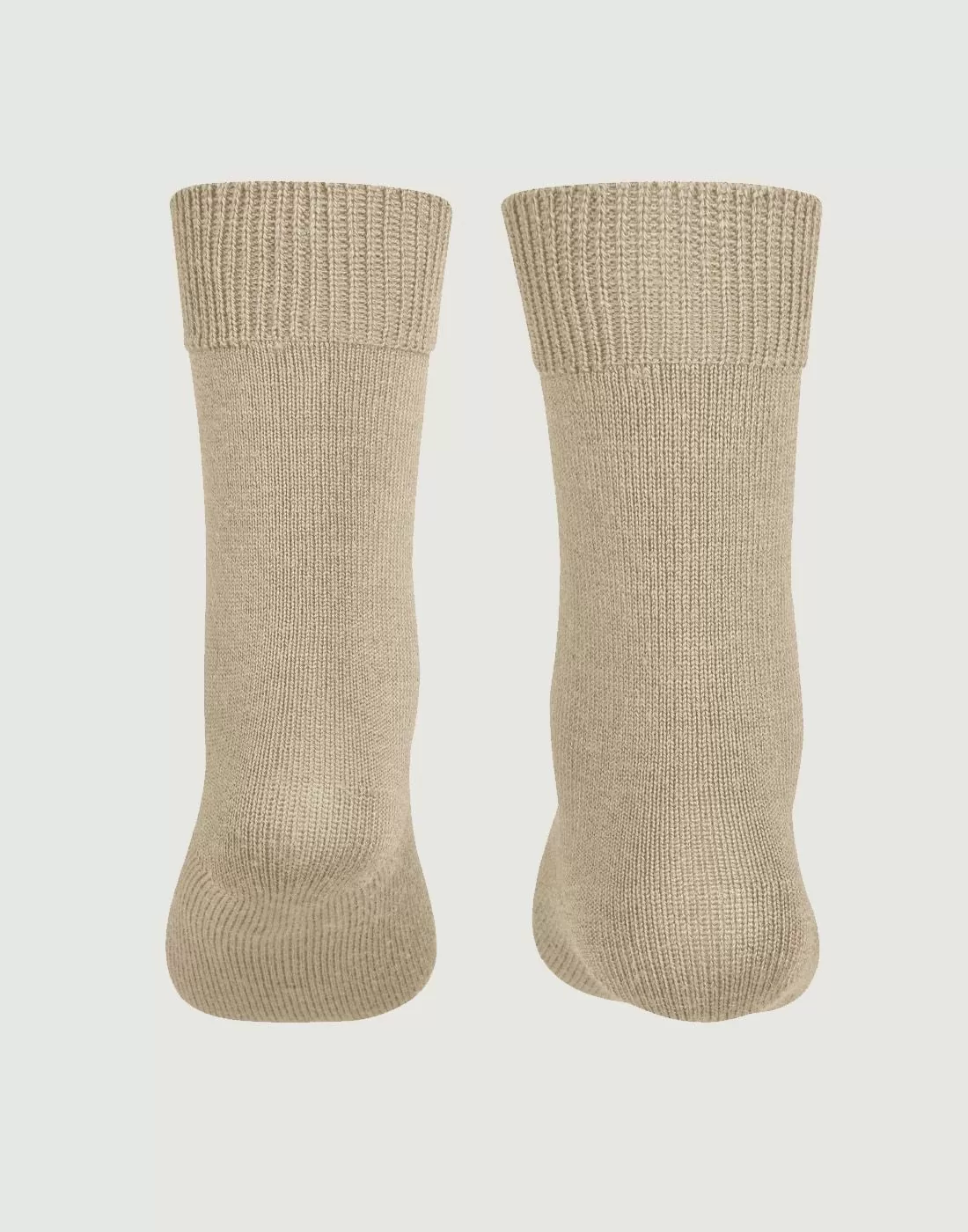 falke comfort wool ullsokk cream beige