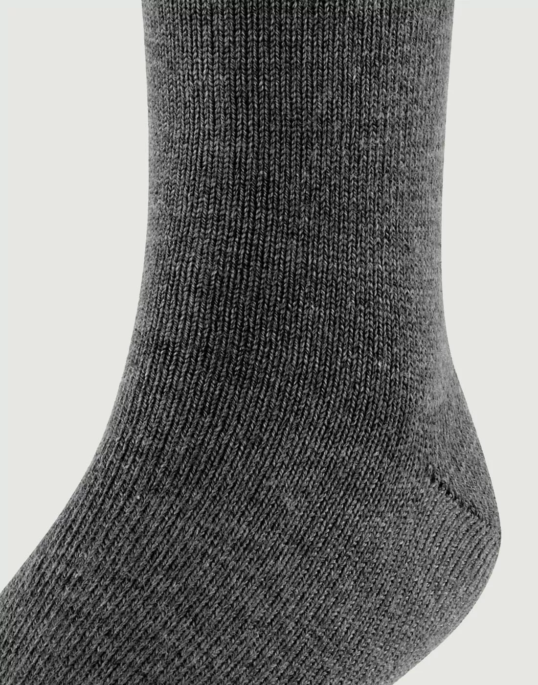falke comfort wool ullsokk dark grey grå