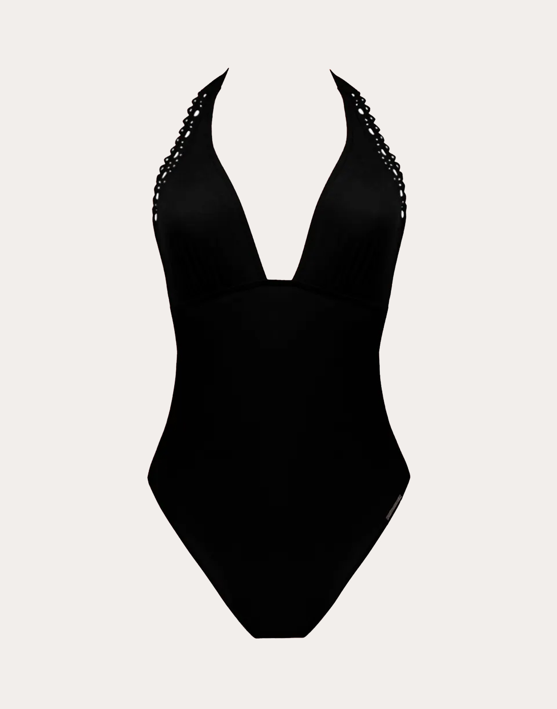 lise charmel couture badedrakt plunge svart