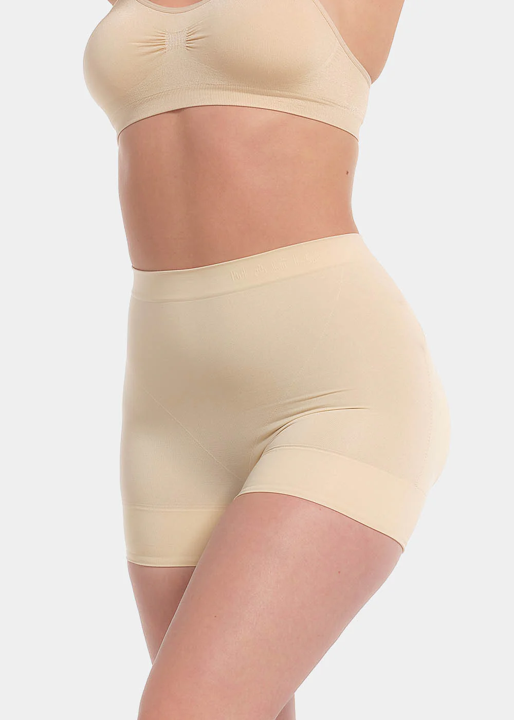 magic bodyfashion booty booster truse med rumpeinnlegg beige