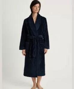Calida cosy shower morgenjåpe 61302 new dark lapis blue