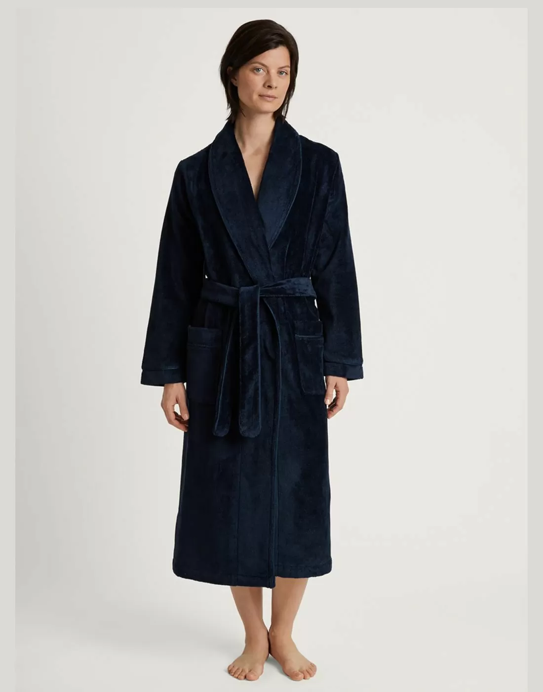 Calida cosy shower morgenjåpe 61302 new dark lapis blue