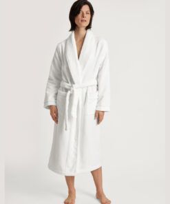 Calida hvit morgenkåpe 61302 cosy shower