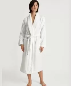 Calida hvit morgenkåpe 61302 cosy shower