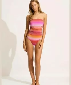 Seafolly spectrum 11177dd218 hot pink badedrakt