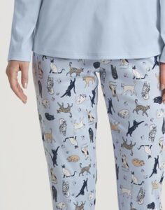 calida cat dreams 41032 pysjamas harmony blue