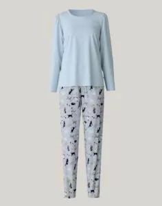 calida cat dreams 41032 pysjamas harmony blue