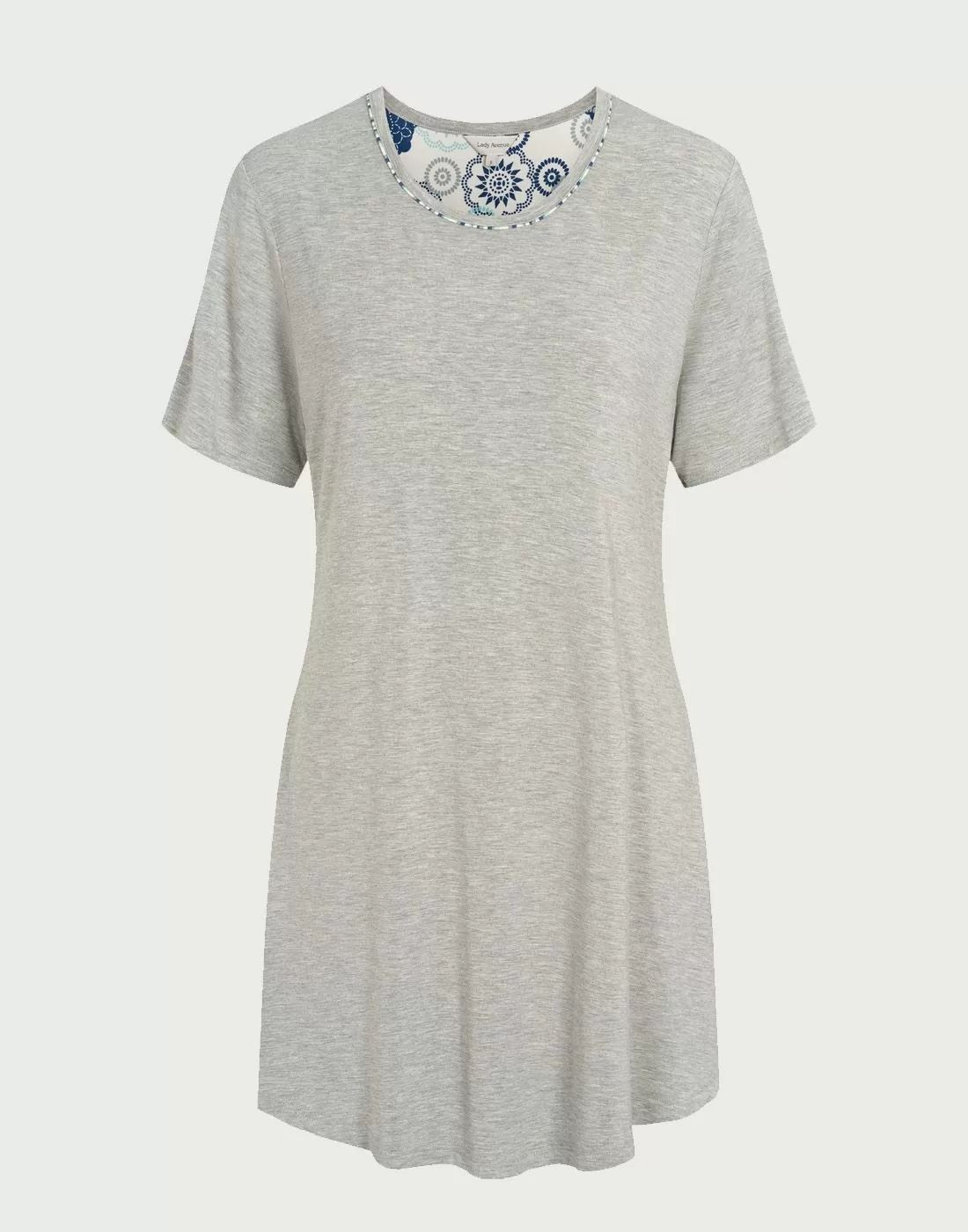 lady avenue bambus nattkjole grå