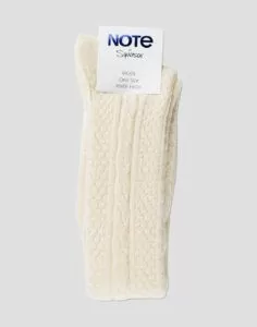 note ull overknee strømpe offwhite