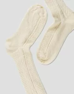 note ull overknee strømpe offwhite