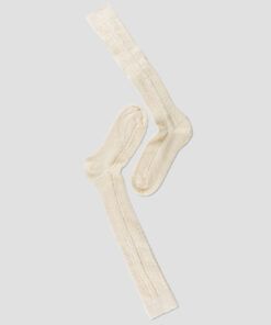 note ull overknee strømpe offwhite