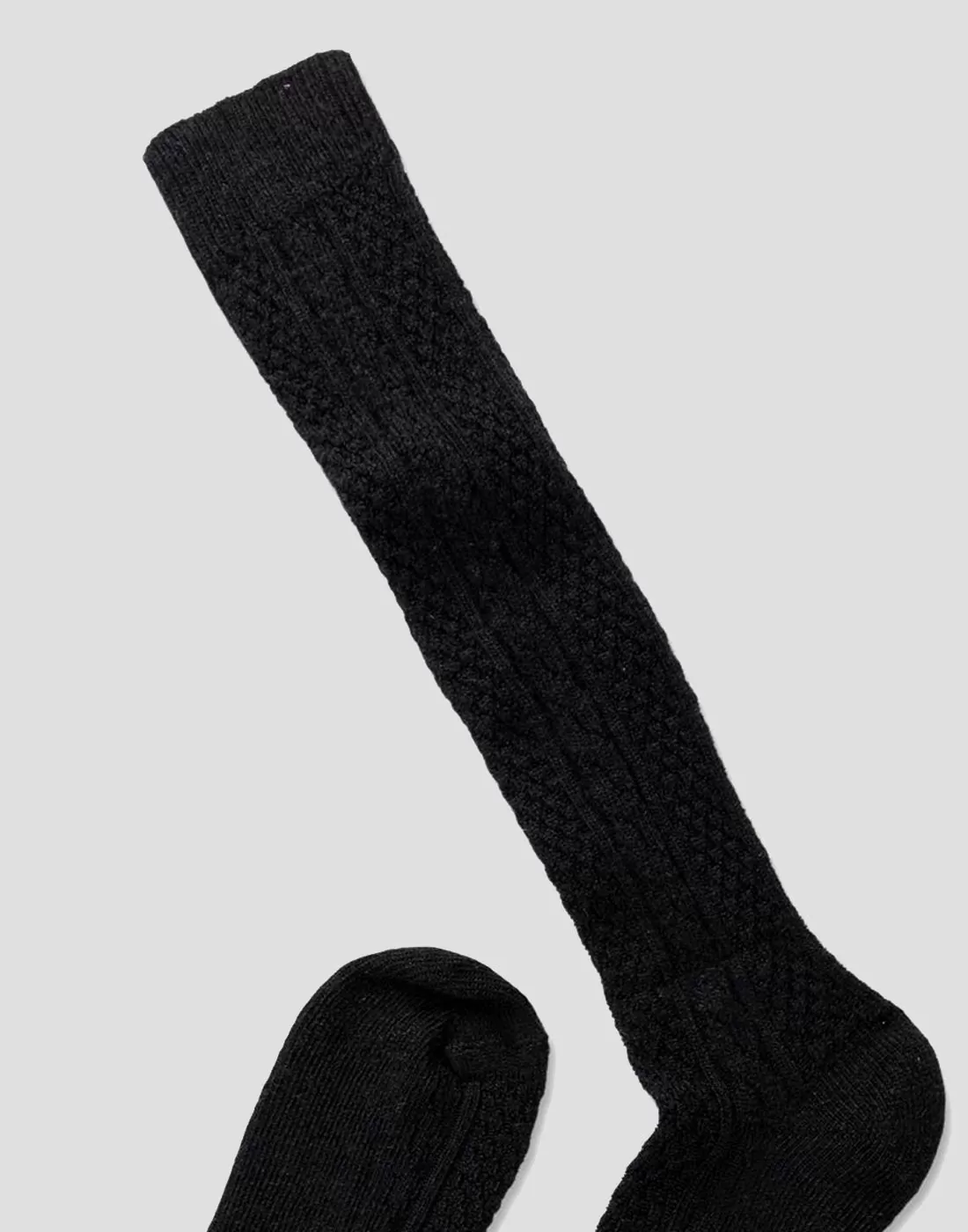 note ull overknee strømpe black