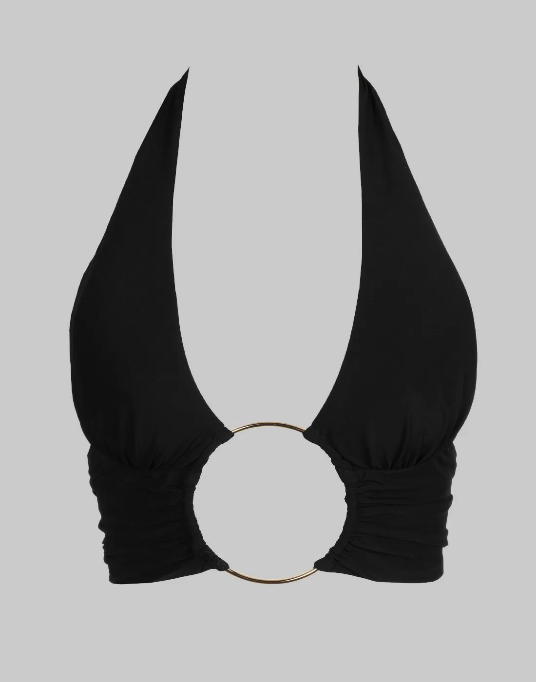 sarda bikinitopp svart med gull detaljer