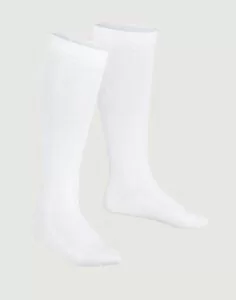 falke family kids knestrømpe bomull barn hvit