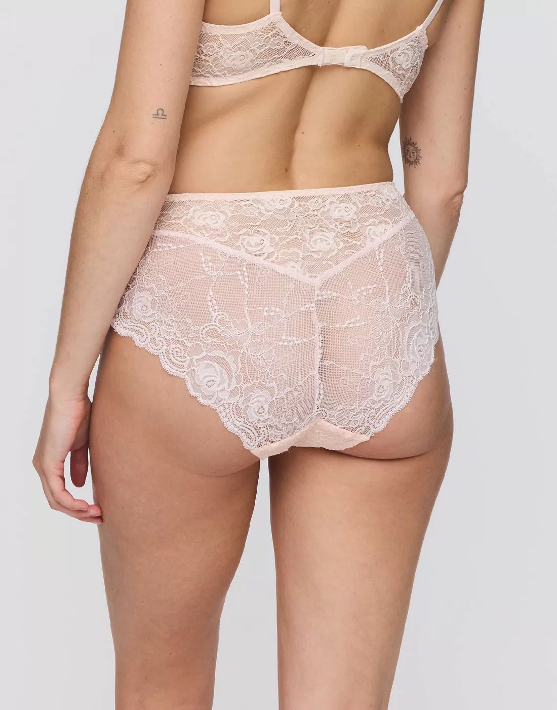 marie jo cyrile høy truse rosa blonder