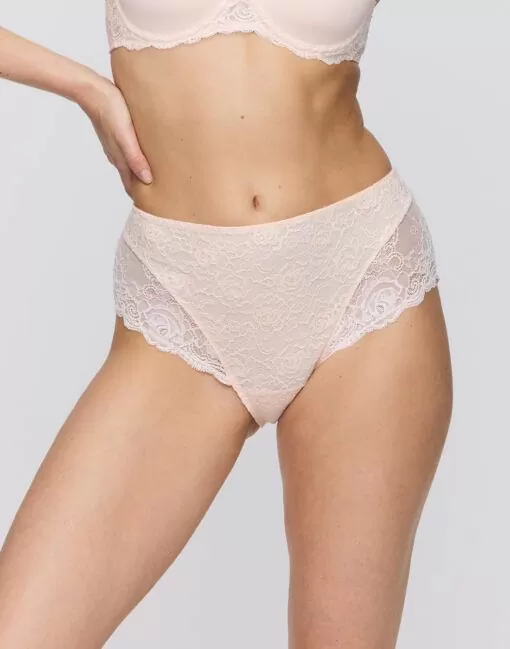 marie jo cyrile høy truse rosa blonder